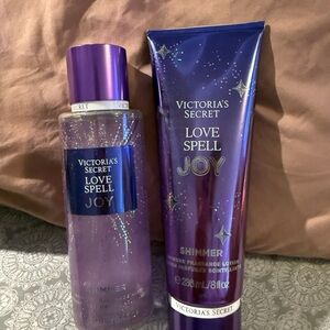 Victoria's Secret Love Spell Joy Shimmer Set